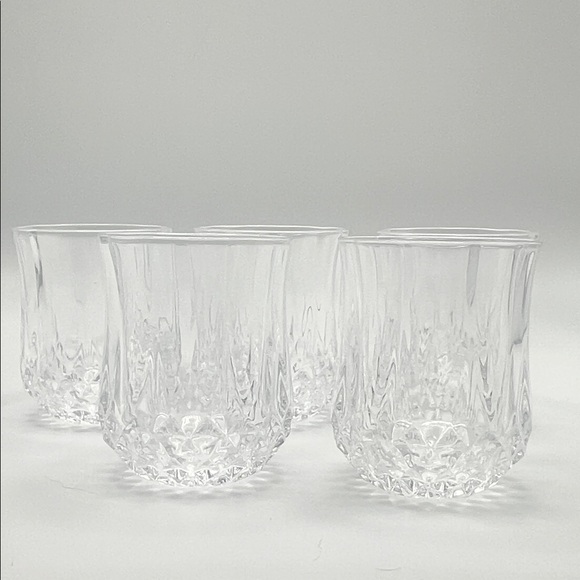 Cristal D'Arques Longchamp Vintage Crystal Shot Glasses - Set of 5 - Picture 5 of 7